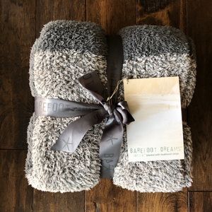 Barefoot Dreams CozyChic stripe throw